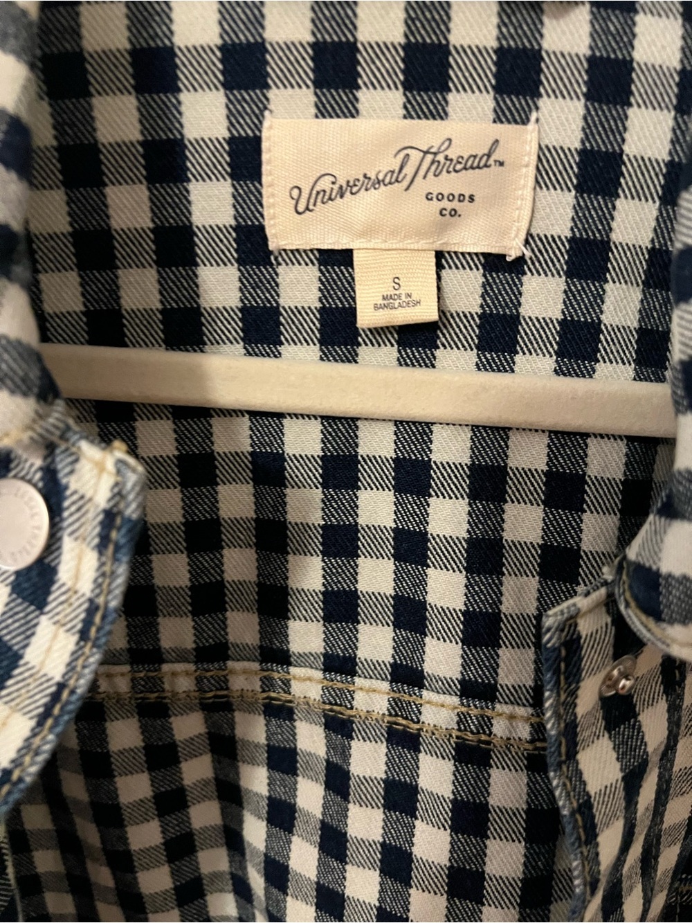 Universal Thread Gingham Chore Jacket - Picture 3 of 5